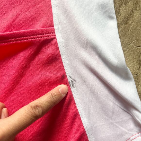 Pearl Izumi Womens Cycling Jersey L Pink Back Pockets Performance Sporty Retro - Picture 5 of 10